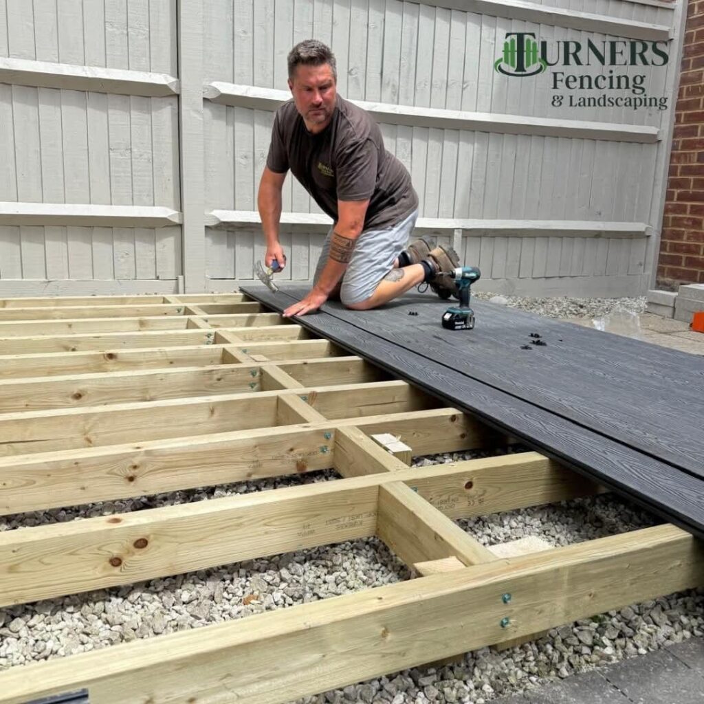 Decking New Milton before