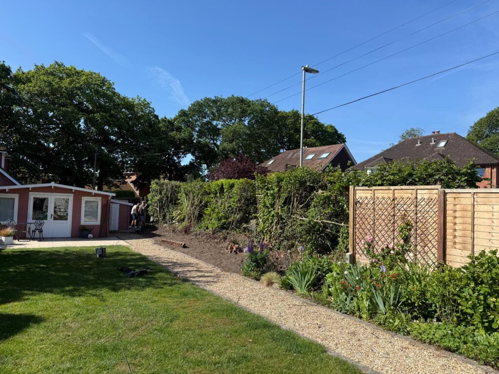 Over lap panel fencing supplied and fitted Lymington before