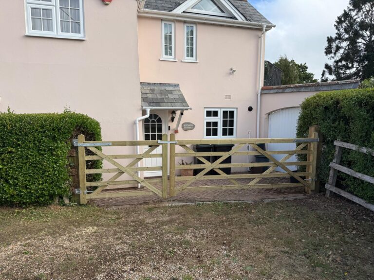 Replacement softwood gates Sway after