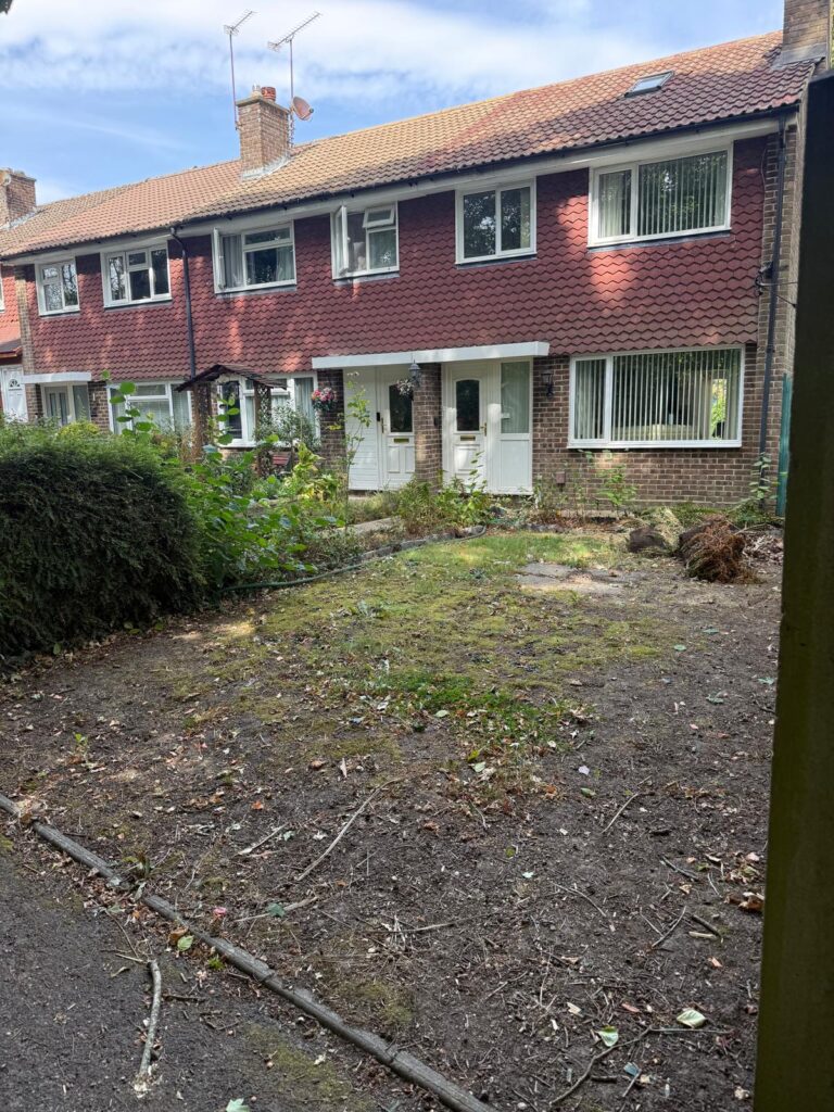 front garden transformation Blackfield