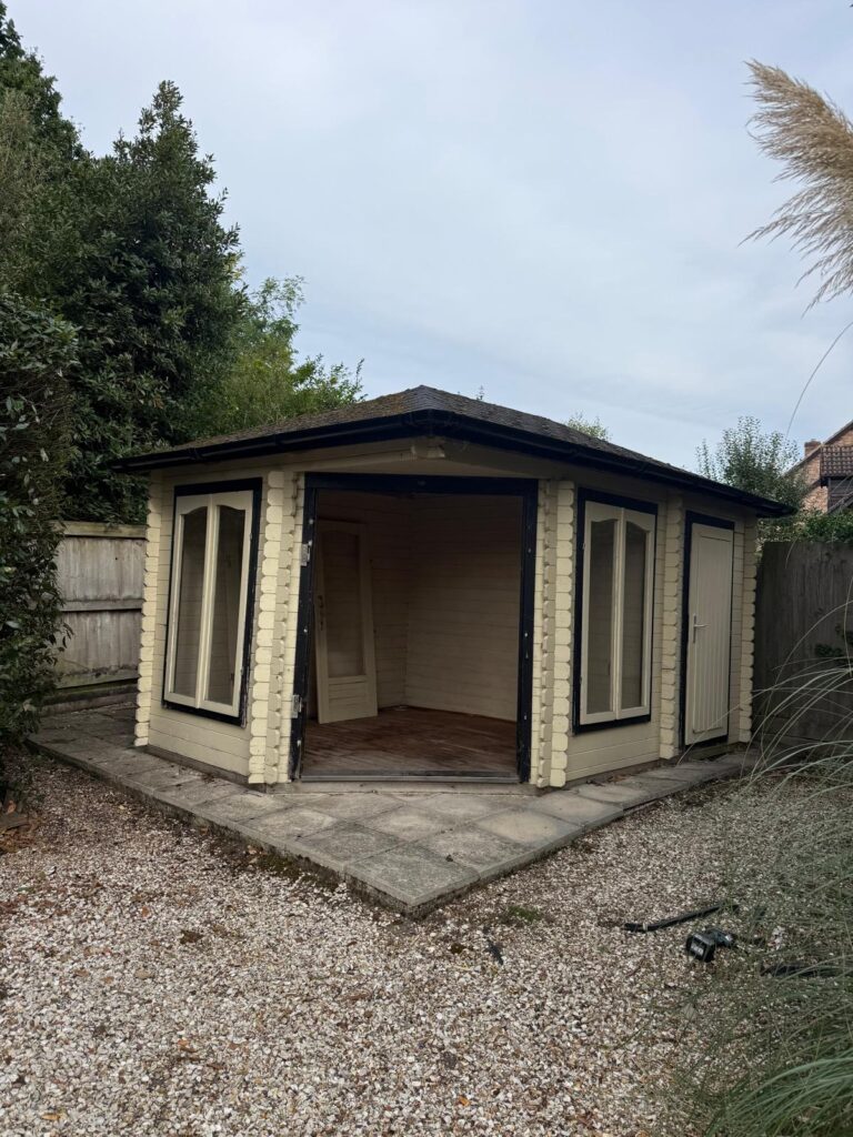large summer house taken down and removed in lymington before
